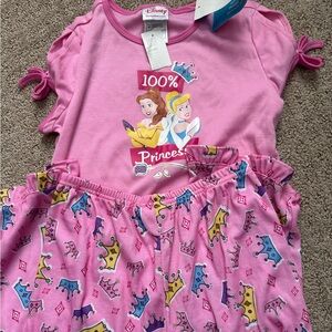 Vintage Disney store princess pj set